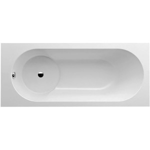 Villeroy & Boch Libra Rechteck-Badewanne, 170x75 cm, Weiß Alpin, Aufsicht