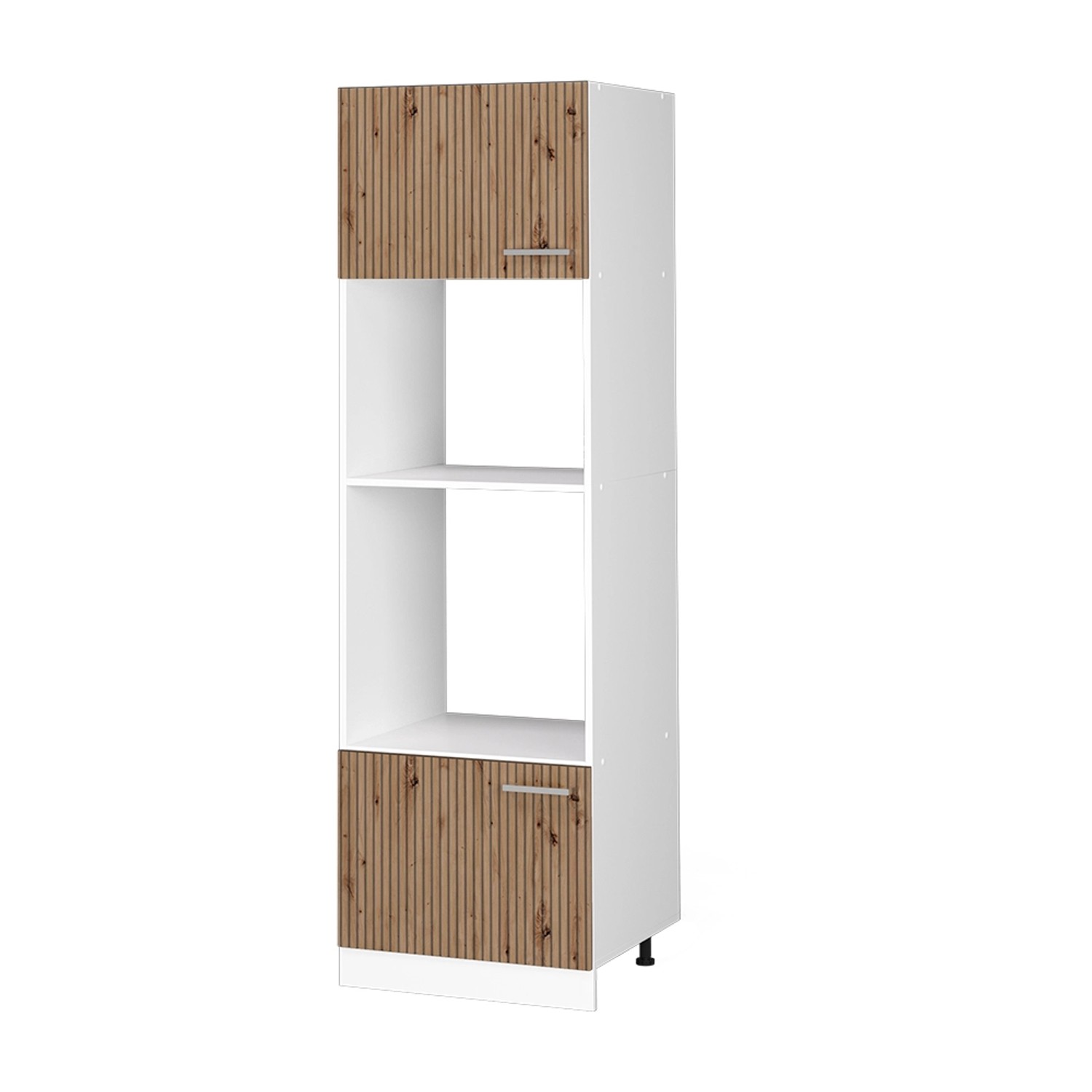 Vicco Mikrowellenschrank R-Line Küchenregal für die Mikrowelle Artisan-Eiche/Weiß 60 cm
