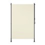 Beige Juskys Senkrechtmarkise Barbados 120x310 cm für Balkon & Terrasse.