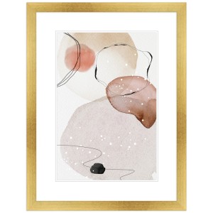 Goldener Bilderrahmen aus Massivholz, 13x18 cm, klassischer Stil. Ideal für Fotos und Kunstdrucke.