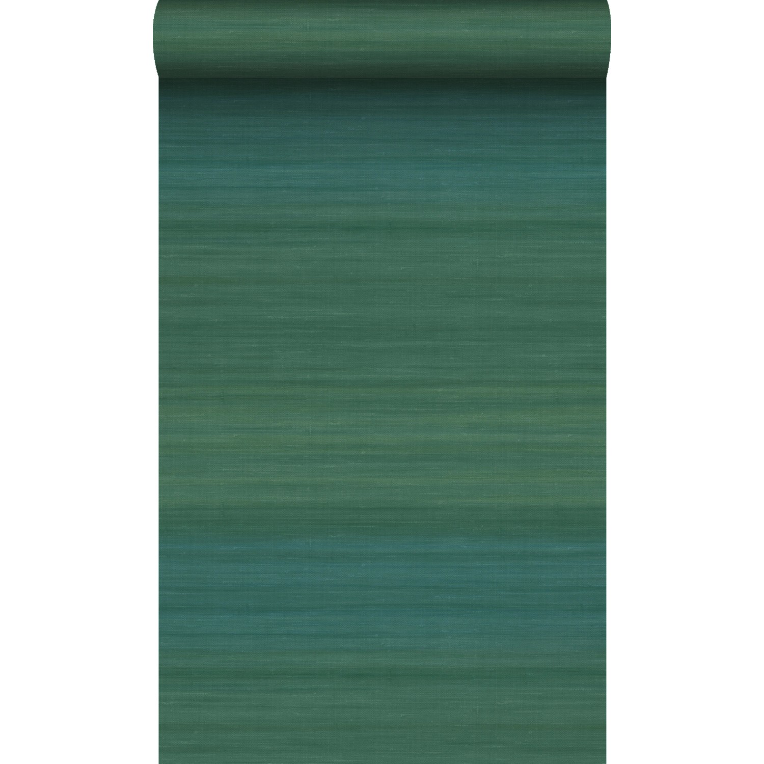 Origin Wallcoverings Tapete Gewebeoptik mit Farbverlauf Meeresgrün 53 cm x günstig online kaufen