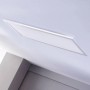 Modernes Lindby LED Panel Livel in Alu, dimmbar mit Leselampe, Küchenleuchte.