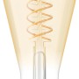 Philips Hue LED-Lampe E27 White ST72 Filament, dimmbare Vintage-Glühbirne mit warmweißem Licht.