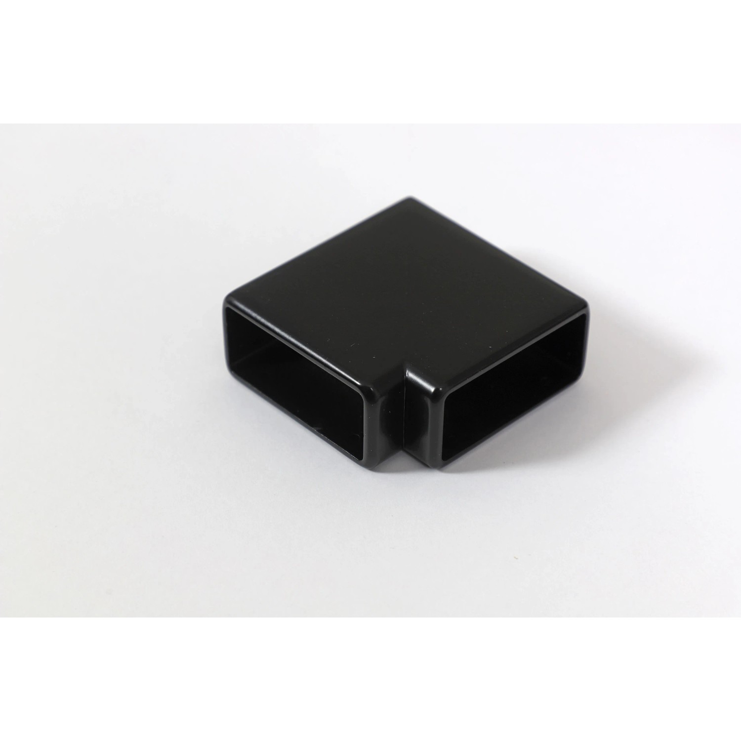 Winkel 90° horizontal für Handlauf Alu Schwarz günstig online kaufen