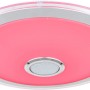 Weiße Globo LED-Deckenleuchte Dunny, 2-flammig, mit Lautsprecher und Farbwechsler.