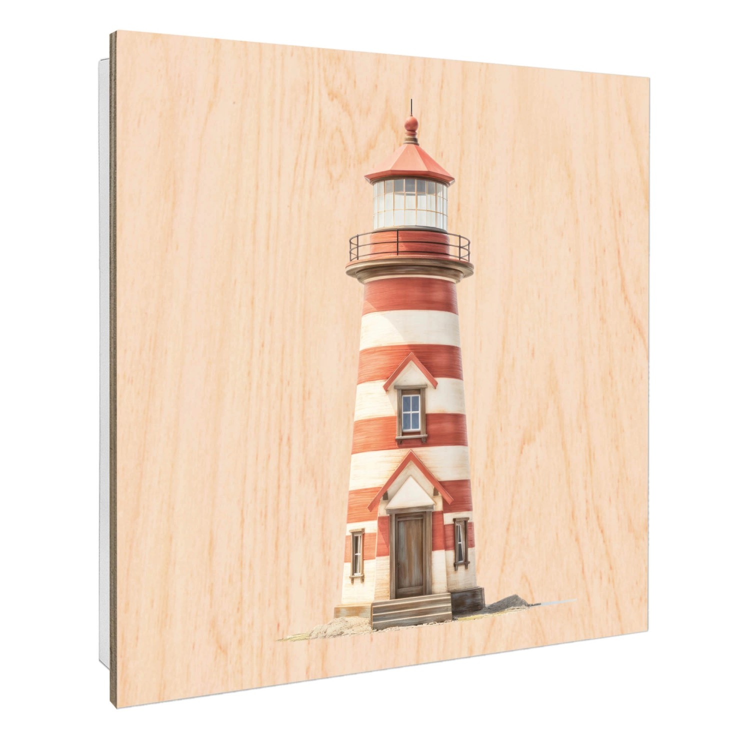 Banjado Großer Schlüsselbox Holz 30x30cm Weiß Scharnier Rechts 50 Haken Sch günstig online kaufen