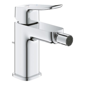 Grohe Einhand-Bidetarmatur Dice in Chrom. Moderne Badarmatur mit kubischem Design und schwenkbarem Auslauf.