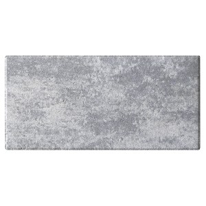 Kann Pflasterstein Rayon Grau-Alpin, 40x20x7,5 cm, mit feiner Betonoberfläche und Streifendesign.