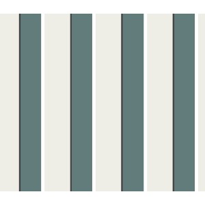 Sanders & Sanders Tapete Streifen Dunkelgrün 53 cm x 10 m