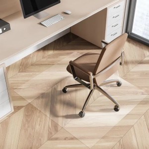 Floordirekt Bodenschutzmatte PVC für Hartböden Transparent Zuschnitt 114 x 1000 cm