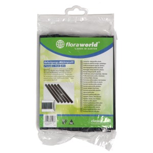 Klemmschienen Anthrazit, 25 Stk., für Sichtschutzstreifen zur Zaunbefestigung.