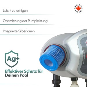 Canadian Spa Filter-Set, 4 Stück, für portable Whirlpools. Pool Filtermedien für sauberes Wasser.