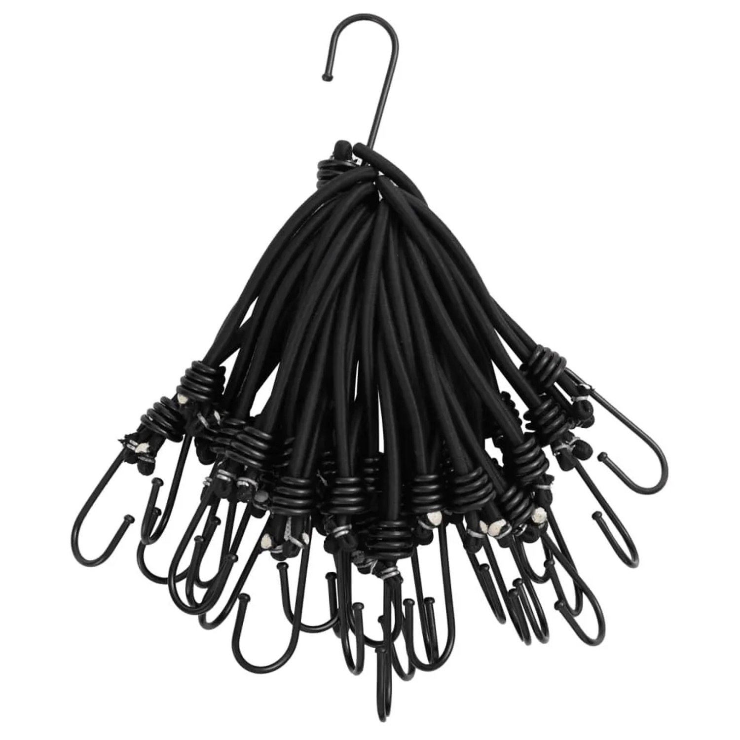 vidaXL Spanngummis mit Haken 25 Stk 17 cm 4008140