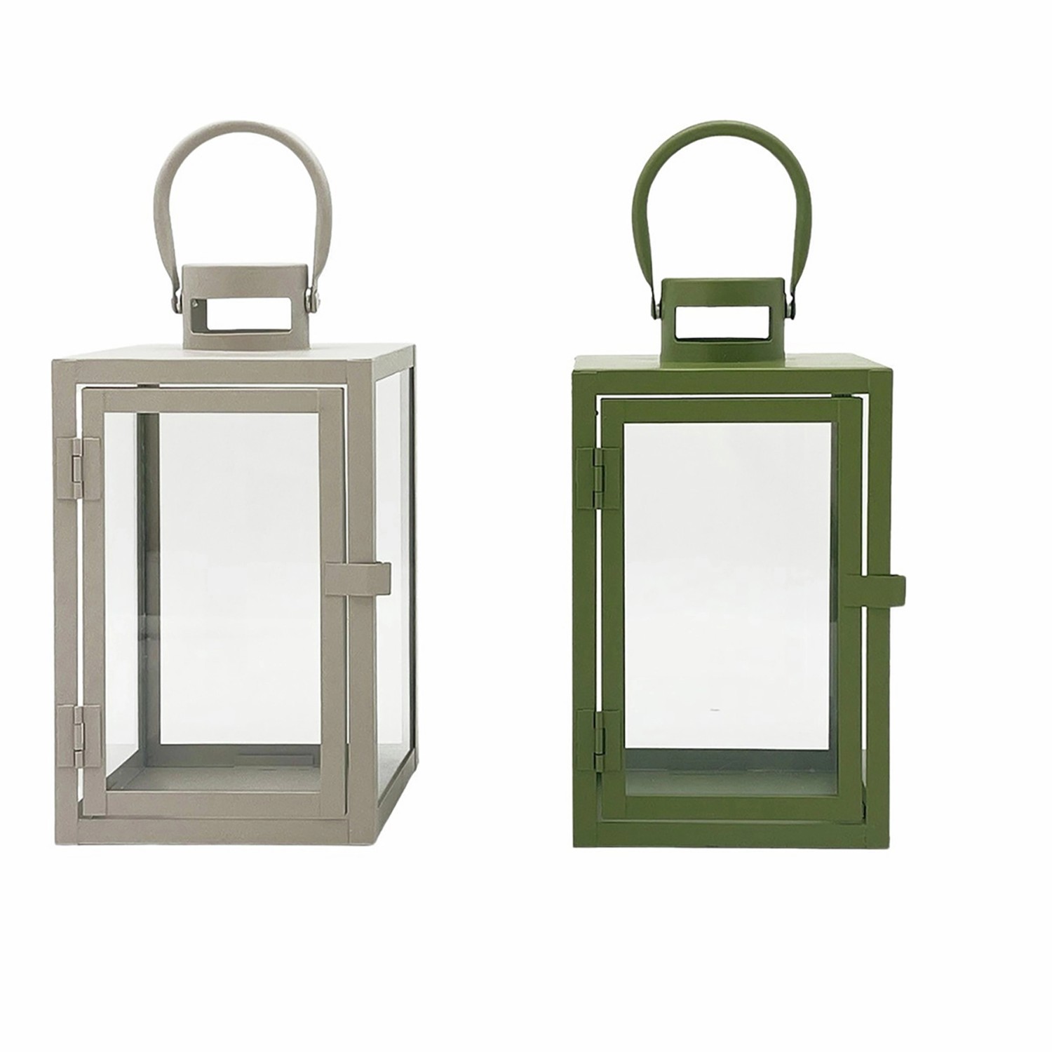 Boltze Laterne Arana Quadrat Groß 14 cm x 14,5 cm x 23,8 cm Mehrfarbig günstig online kaufen