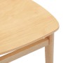 vidaXL Esszimmerstühle 2 Stk Massivholz Gummibaum 4102438_8