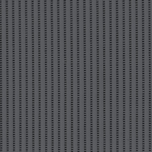 Anthrazitfarbene Venilia Bodenmatte Venisoft Anti-Rutsch, 65x200 cm, mit feiner Streifenstruktur.