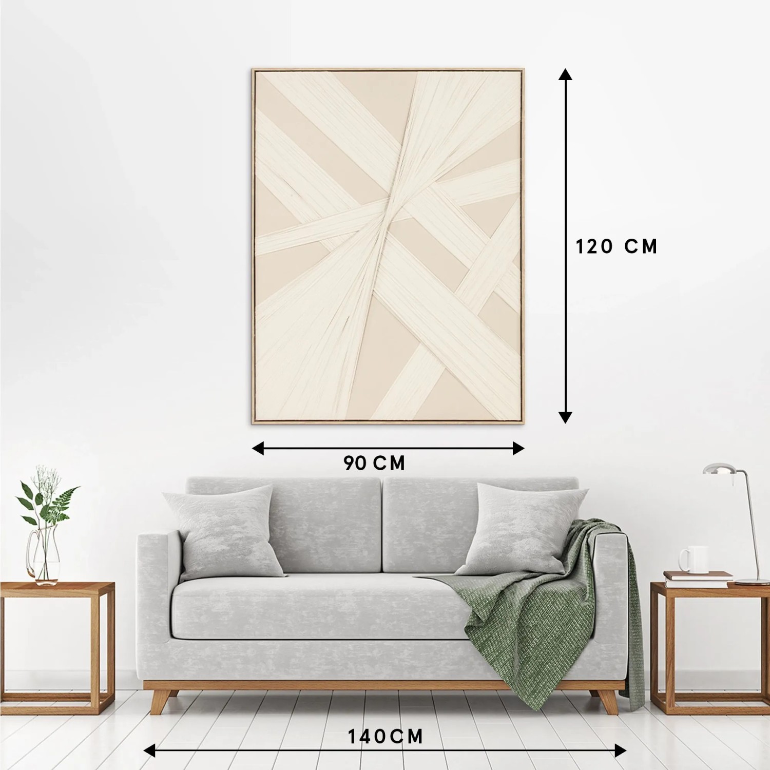 Art Universe Leinwandbild Stretched Forms 90 x 120 cm