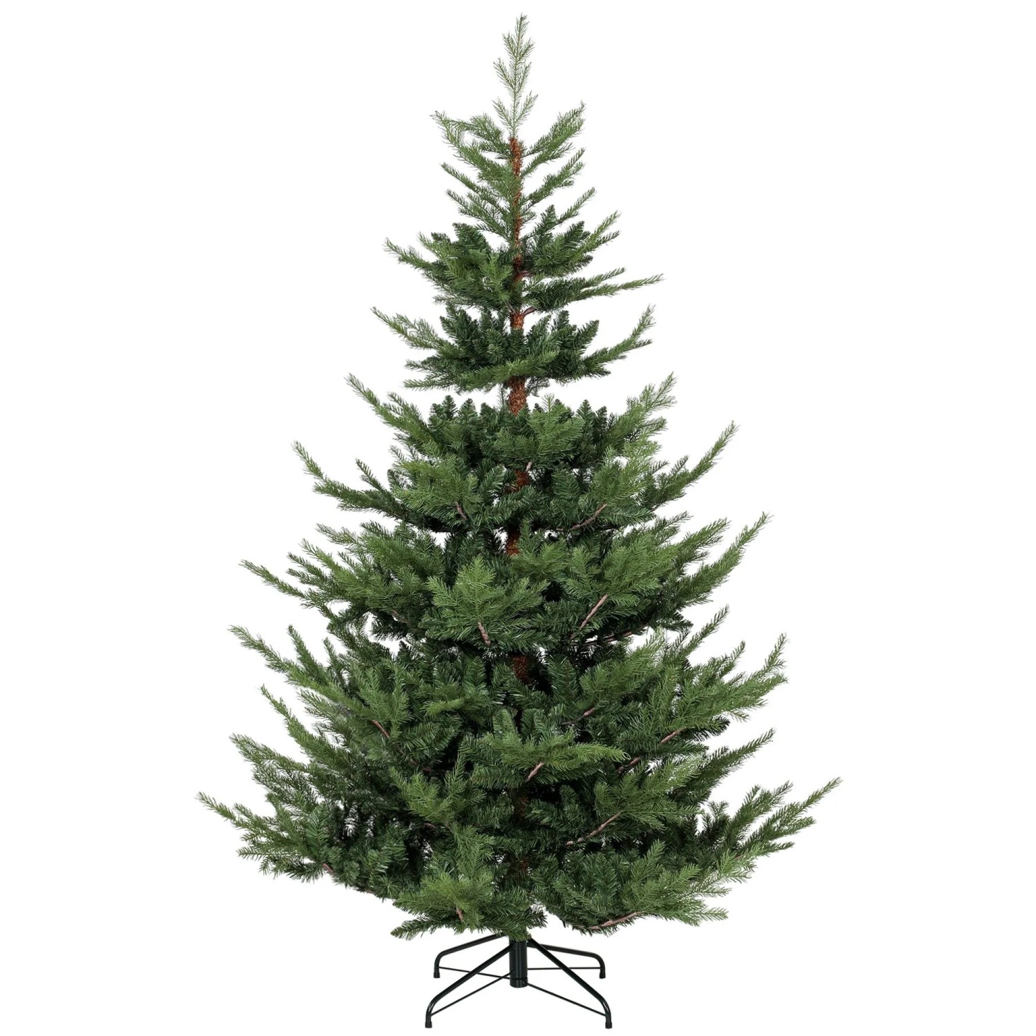 HOMCOM Weihnachtsbaum PVC 140 x 140 x 210 cm Grün