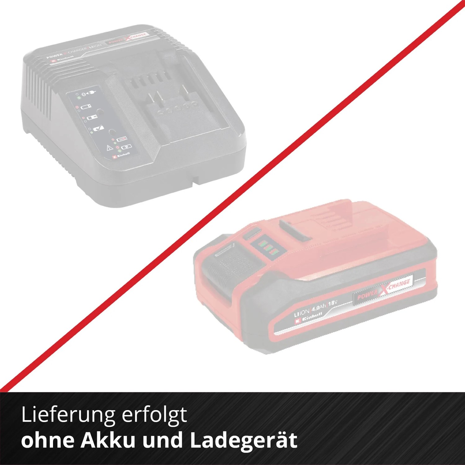 Einhell Akku-Kompressor Suppero 18/380: Lieferung ohne Akku und Ladegerät.
