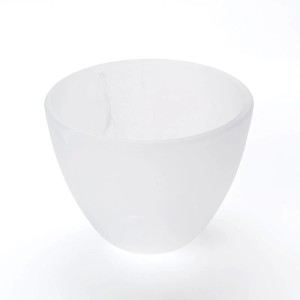 Ersatzglas Lampenschirm in Alabaster-Optik für E14 Lampen, Ø 132mm.