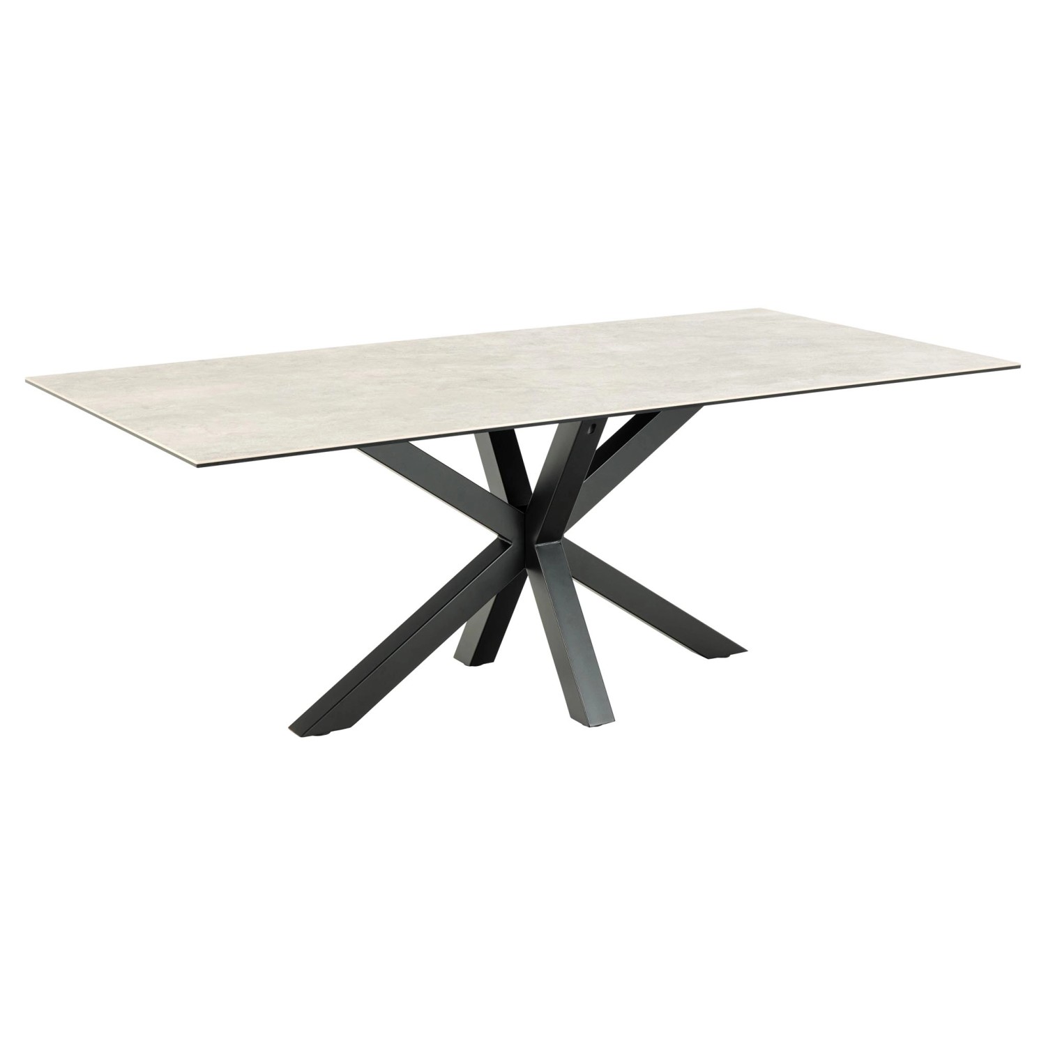 ebuy24 Heaven Esstisch 100x200cm Grau günstig online kaufen