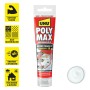UHU Poly Max Montagekleber, transparente Tube (115g), geeignet für viele Materialien im Innen- und Außenbereich.