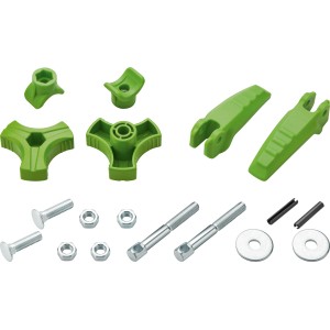 Schnellspanner-Set für LUX Akku-Rasenmäher A-RM-2x20/46, Zubehör für Rasenmäher.