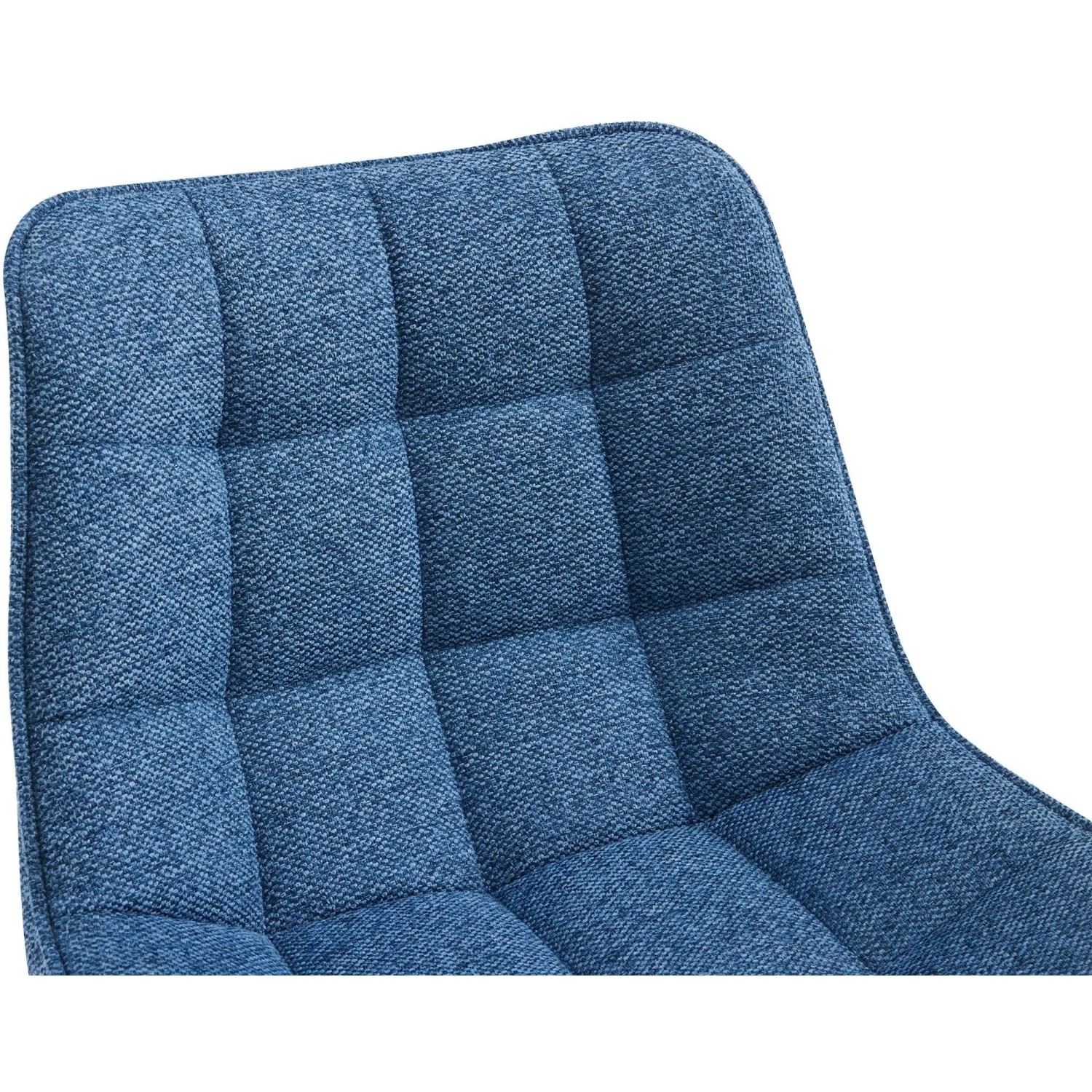 DELUKE Barhocker SYDNEY Blau Stoff Barstuhl Mit Lehne Tresenhocker Tresenstuhl_4