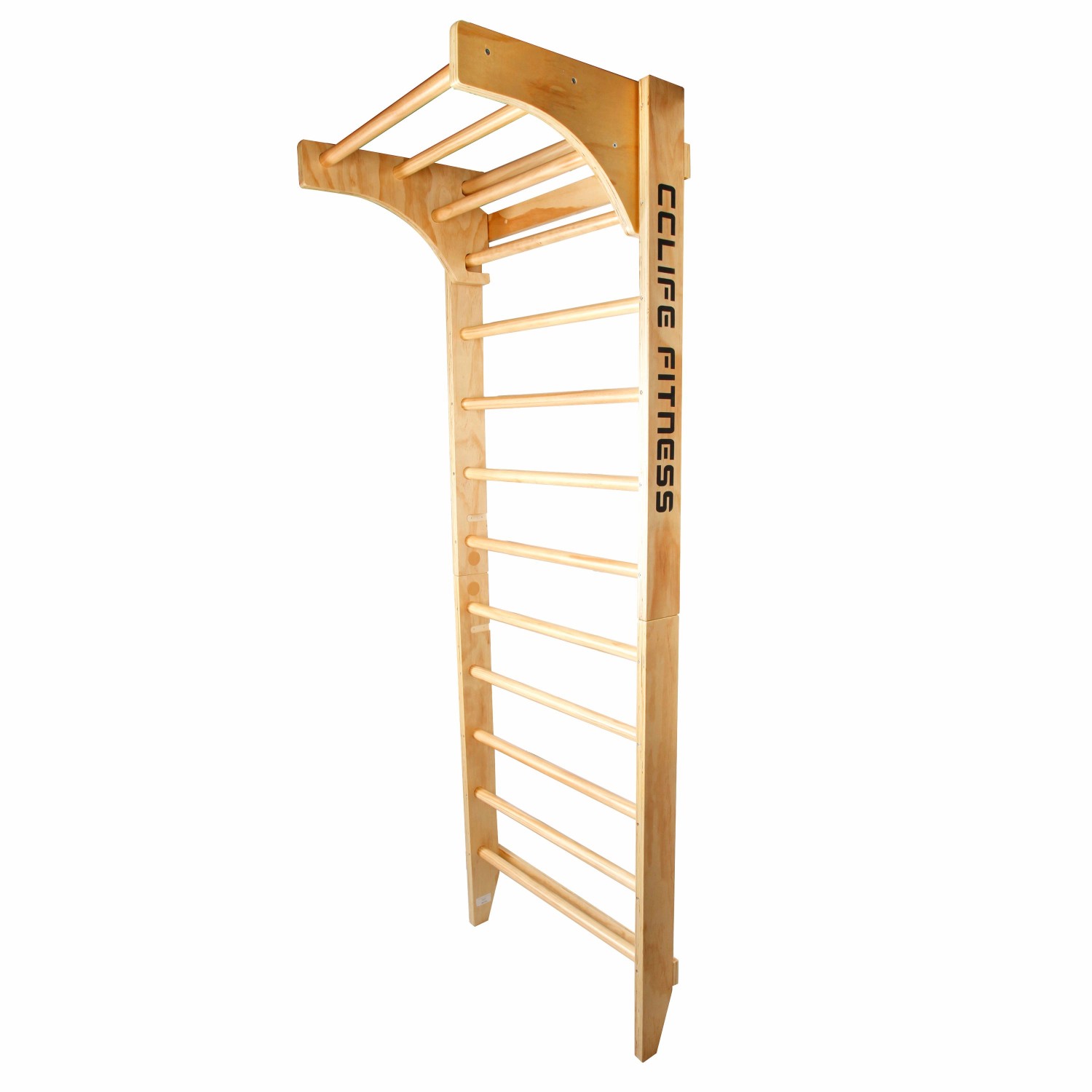 CCLIFE Sprossenwand Kletterwand mit Variabler Höhe Klimmzugstange Kinder Indoor Erwachsene