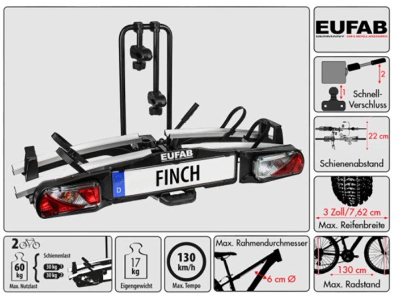 Eufab Fahrradträger Finch 11584 kaufen bei OBI