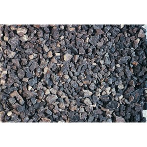 Grauer Ardennen-Splitt (8-16 mm) aus Kalkstein, geeignet für Gartenwege und Zierflächen.