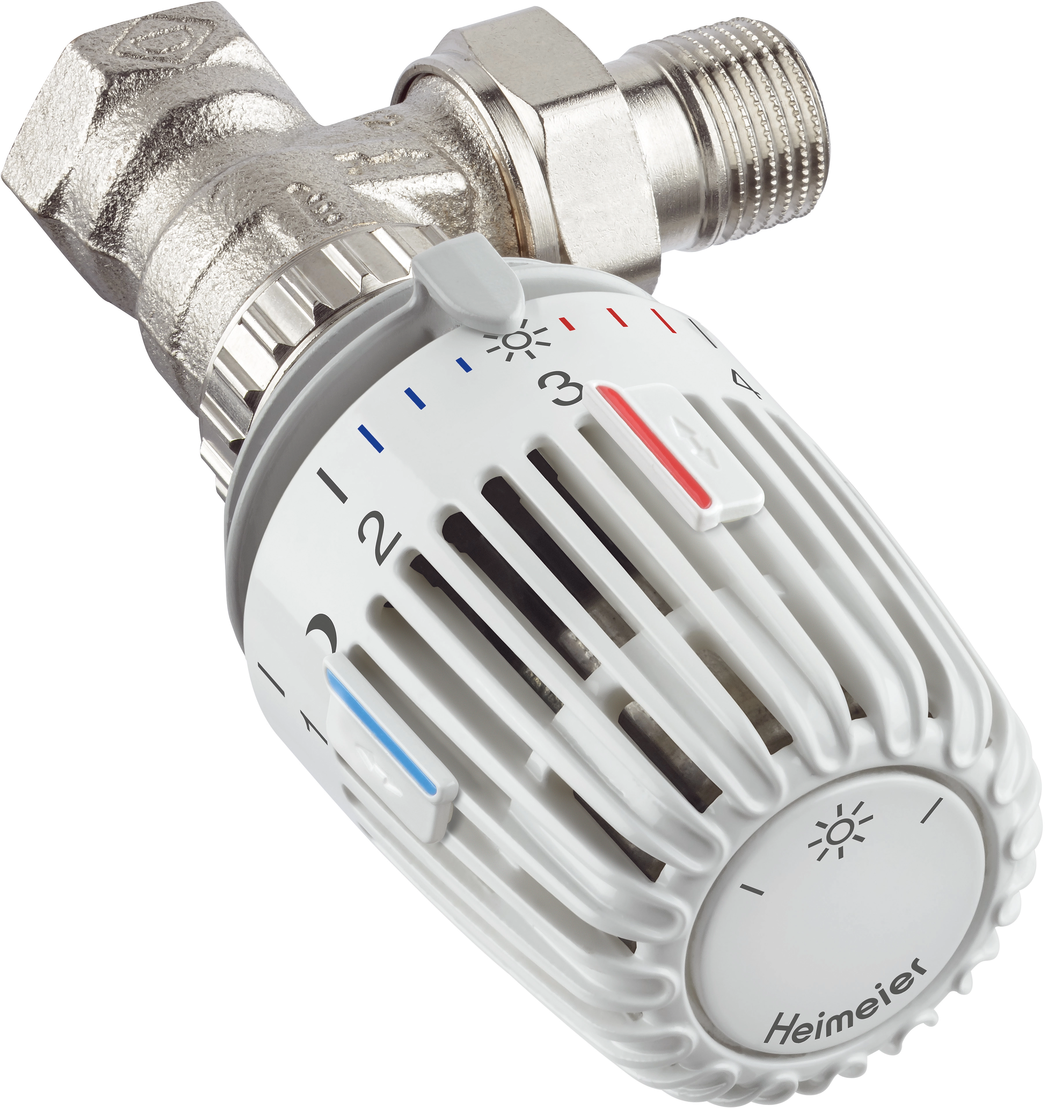 Heimeier Thermostat-Set Heizung, Thermostat-Komplettset Weiß