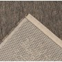 MeGusta Flachflor Teppich Paula, braun-creme, 120x170 cm. Wetterfester Kurzflorteppich für Balkon und Terrasse.