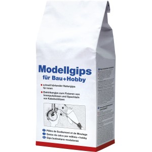 Decotric Modellgips 5kg Sack für Bau und Hobby. Wand- und Deckenspachtel für schnelles Aushärten.