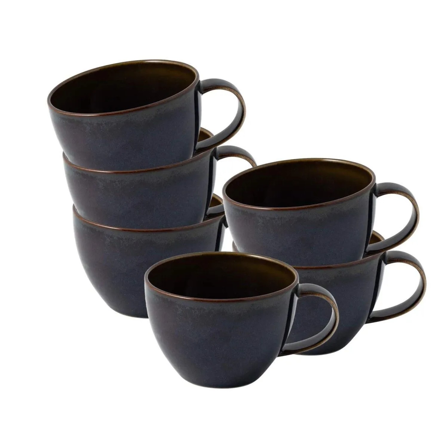 like. by Villeroy & Boch Crafted Kaffeetassen 247 ml 6er Set Denim