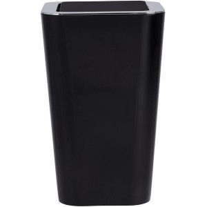 Wenko Candy Kosmetikeimer Schwarz, 6L Schwingdeckeleimer für Bad & WC.