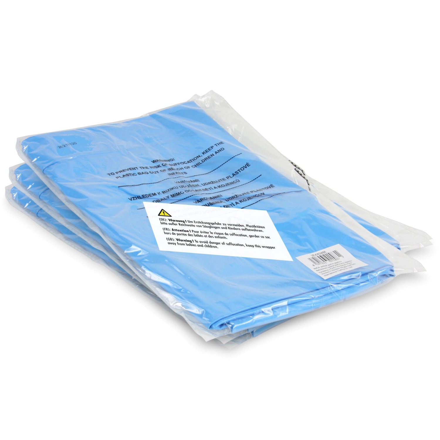 5er-Pack blaue Höfer Chemie Pool Winter Luftkissen, je 122x122x55cm, für Poolabdeckplanen.