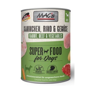 Mac's Hunde-Nassfutter Kaninchen und Gemüse 800 g