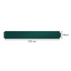 Grüne OK-Living Rasenkante, 100x18cm, 5er Set für Zäune und Mauern.