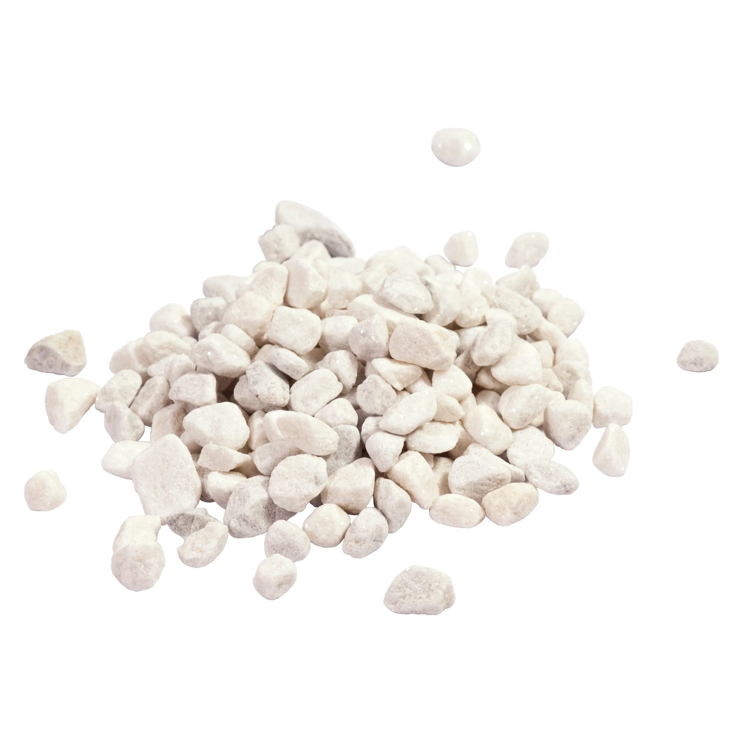 Marmor-Kies "Carrara" Weiß 7 mm - 15 mm 1.000 kg/Big Bag