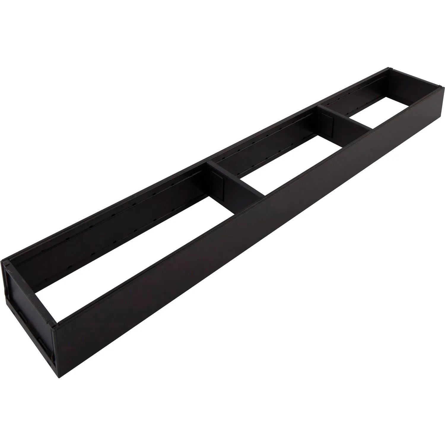 Blum Ambia-Line Schubkastenrahmen Schmal mit Trenner 622x100x50 mm Schubladeneinsatz Carbonschwarz
