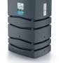 Waterform Regentonne Aqua Tower, 450 l, Anthrazit. Eckige Regenspeicher für Garten & Außenbereich.