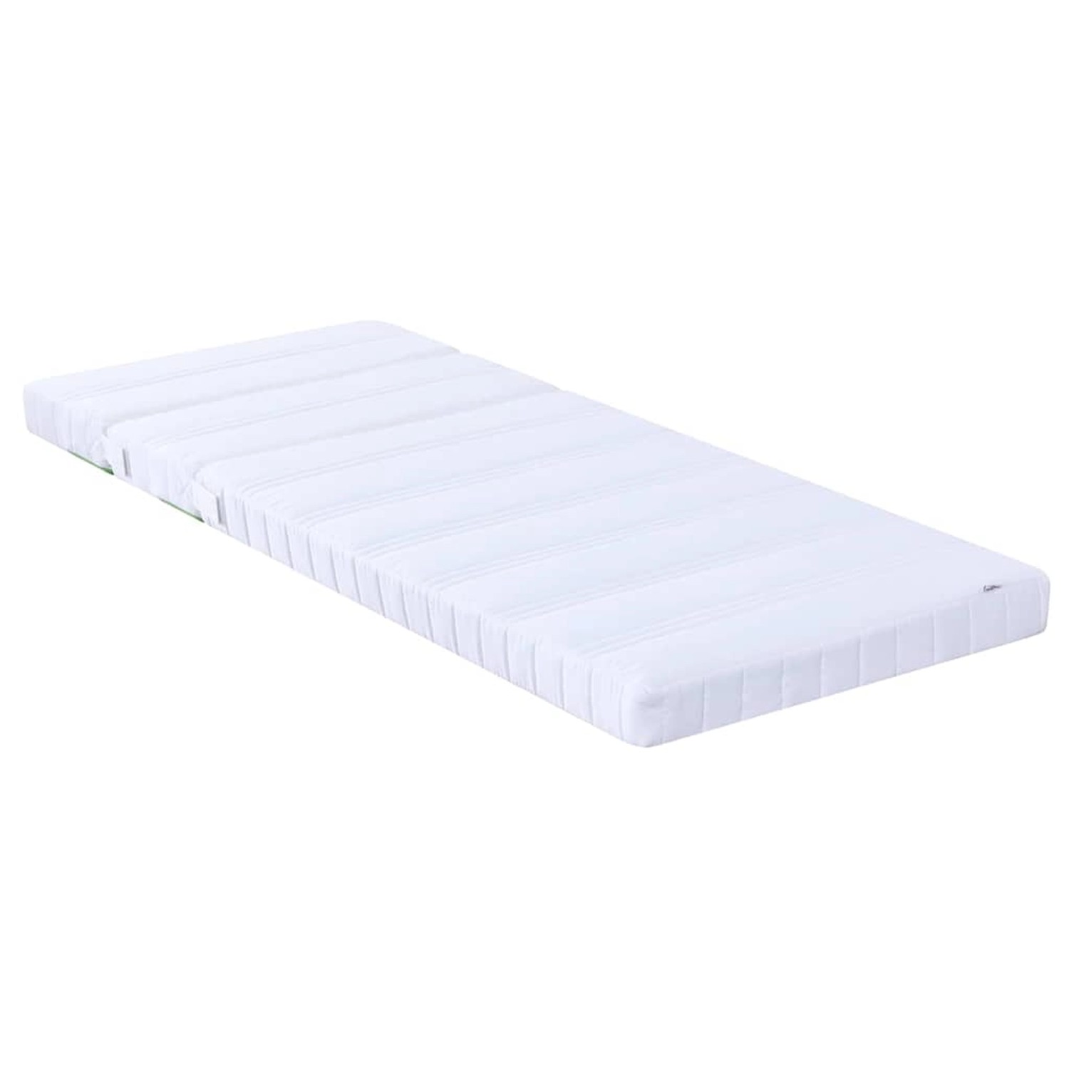 vidaXL Schaumstoffmatratze Weiß 80 x 200 cm Stoff 42015997