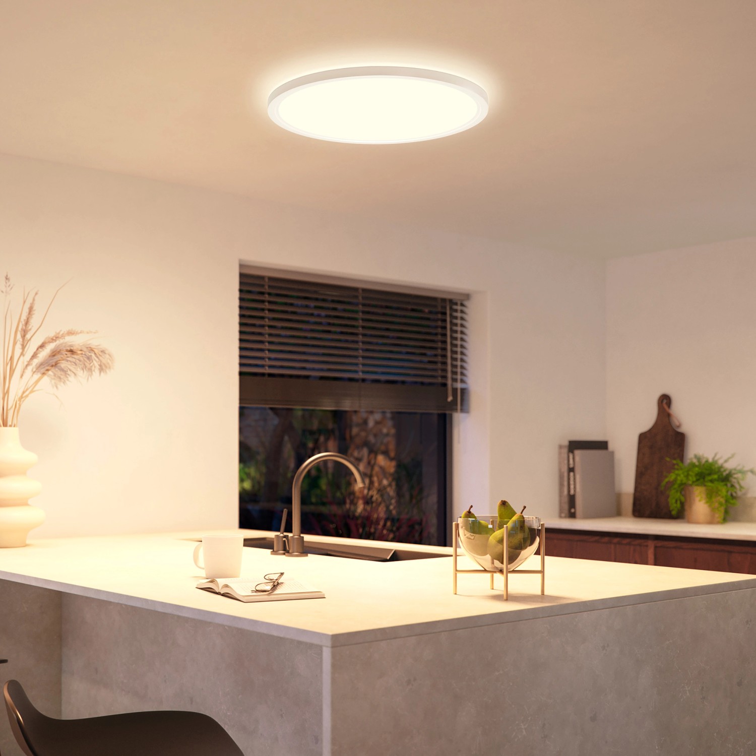 Philips Hue LED-Panel Tento White Ambiance XL Weiß Ø 54,2 cm_4