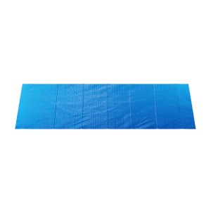 Blaue OK-Living Solarfolie 600 cm als robuste Pool Abdeckung.