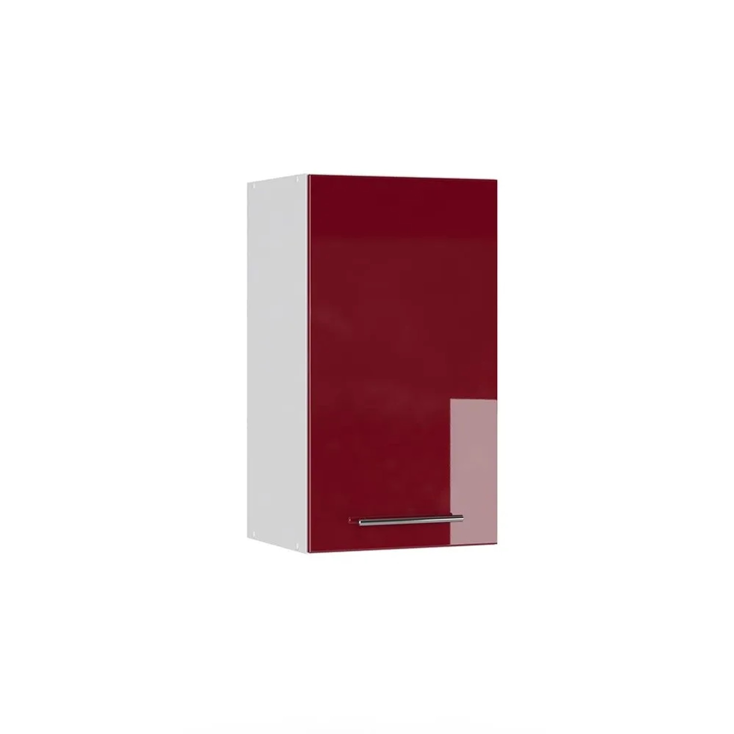 Vicco Hängeschrank Fame-Line Hängender Küchenschrank Bordeaux Hochglanz Weiß 40 cm