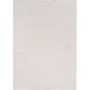 Ayyildiz Flachgewebeteppich Helix 2200 in Creme, 160x230 cm. Moderner Teppich für Wohnräume.