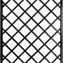 Anthrazitfarbenes Sichtschutzzaun-Element Nancy mit Rautenmuster, 180x120 cm, für den Garten.