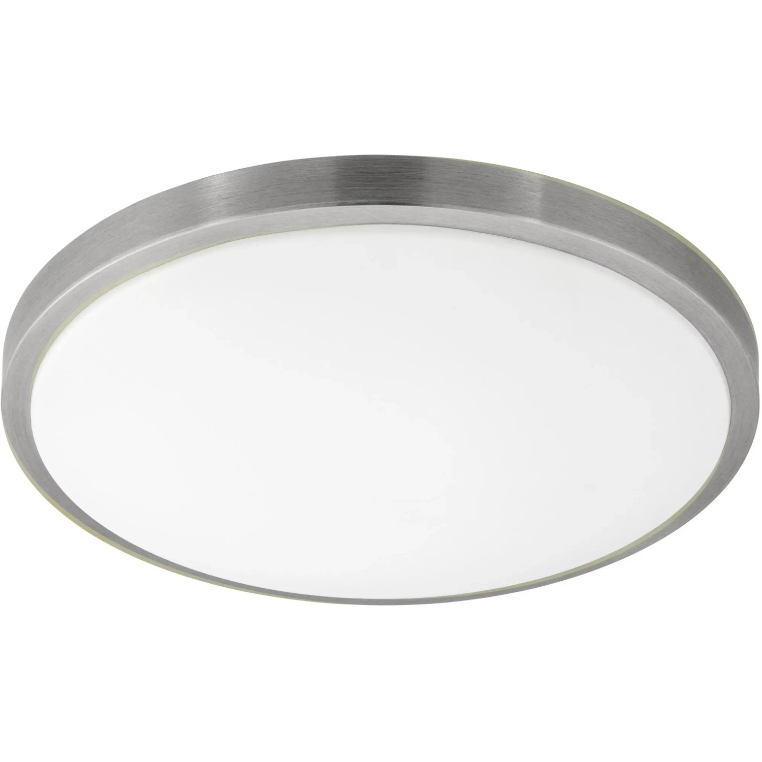 LED Deckenleuchte inkl. Leuchtmittel, weiß, nickel-matt, 430mm