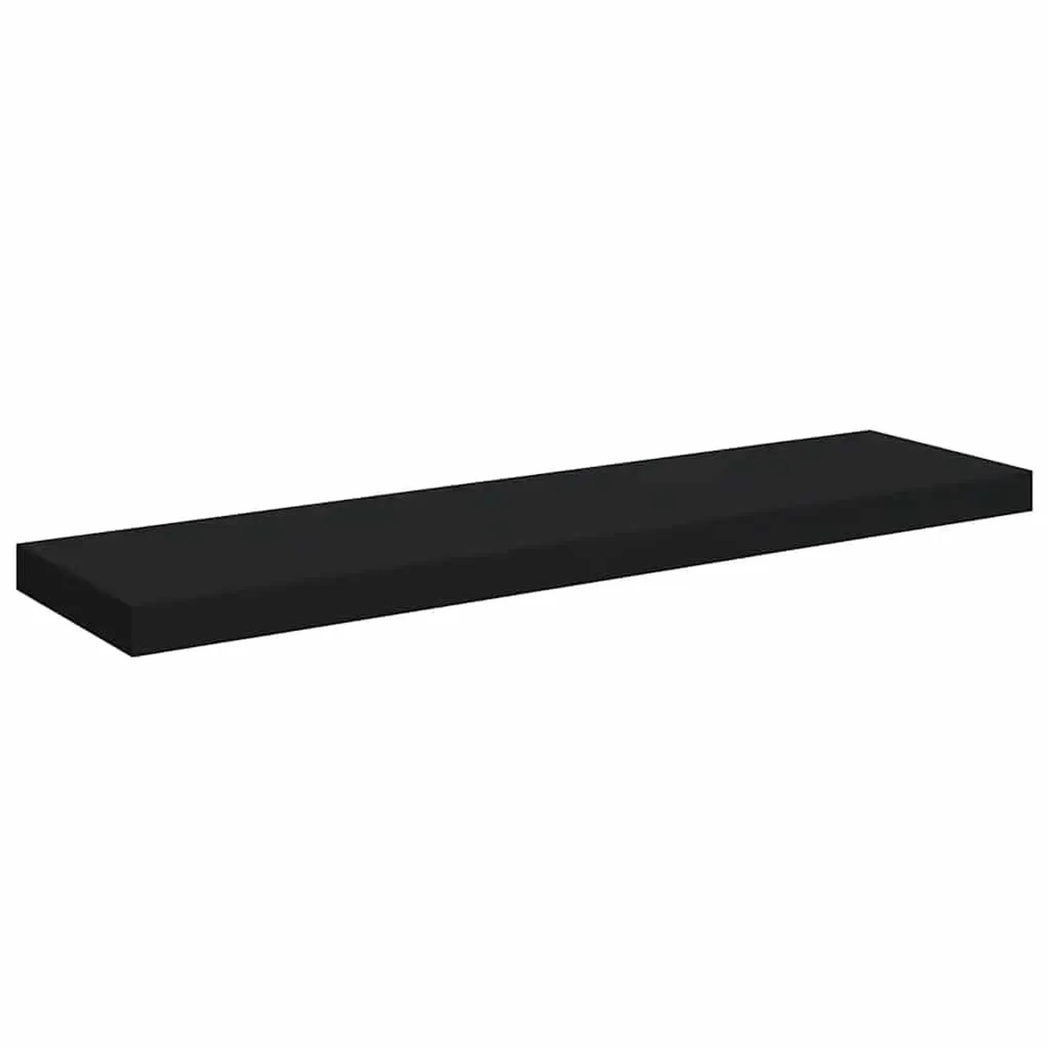 vidaXL Schweberegal Schwarz 90x23,5x3,8 cm MDF 323838